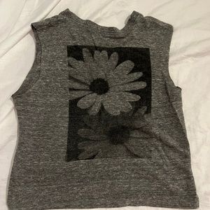 Brandy Melville Floral Crop Top